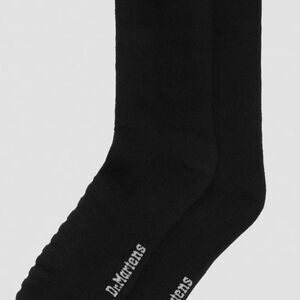 Dr. Martens Double Doc Cotton Blend Socks- Black